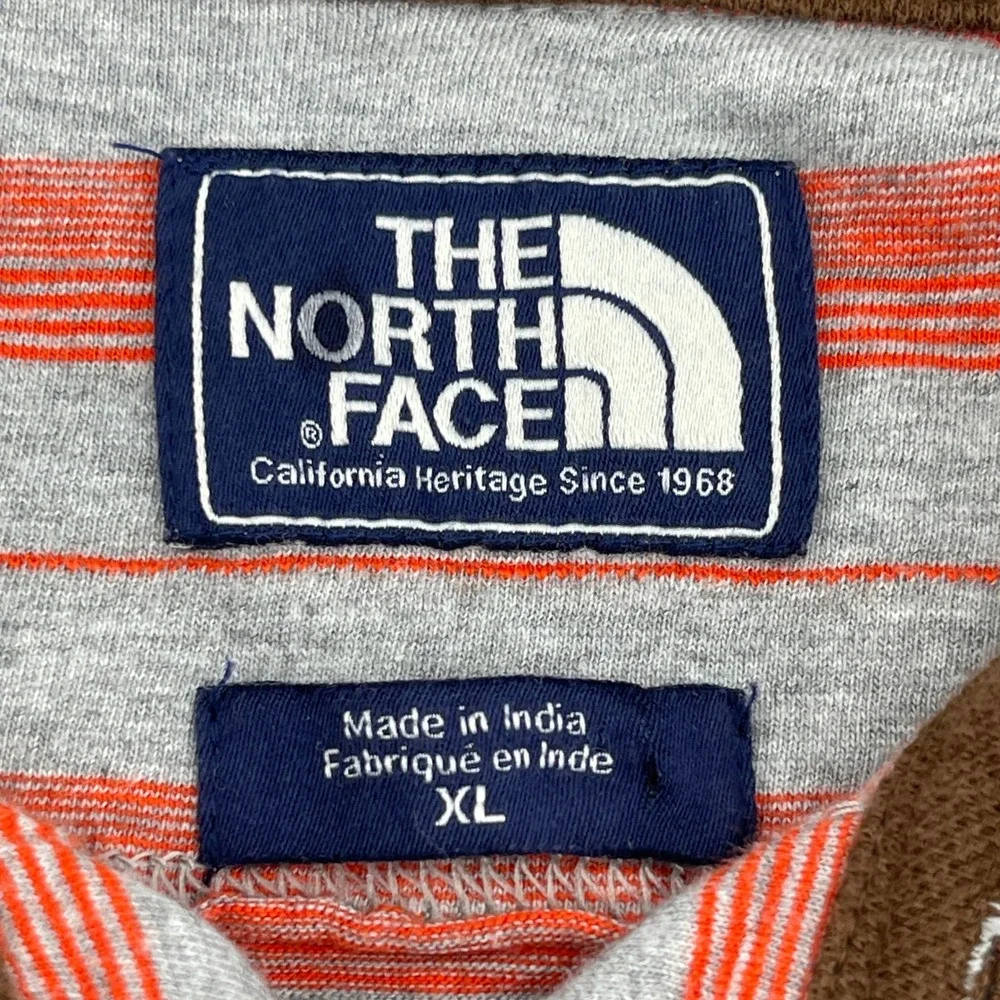 The North Face Mens‎ XL Striped Short Sleeve Polo Shirt California Heritage